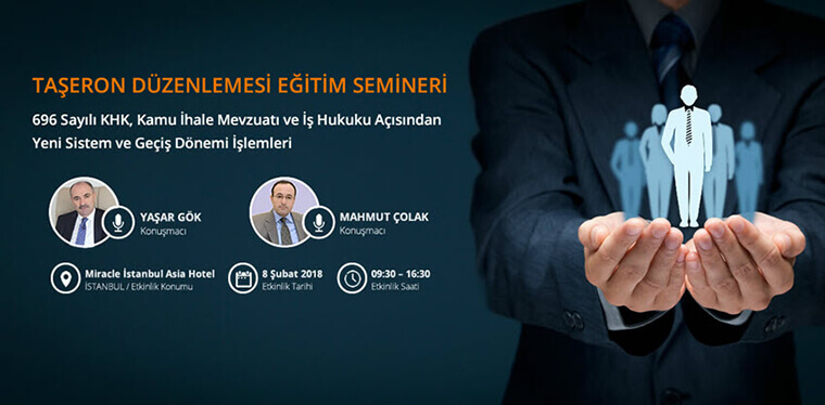 Taşeron Düzenlemesi (696 Sayılı KHK) Semineri – AMP Akademi’den Taşeron Düzenlemesi (696 Sayılı KHK) Semineri – AMP Akademi’den